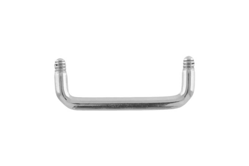 PIERCINGLINE Piercing-Implantat Titan Surface Barbell (90 Grad) 1,6 x 2,5 mm ohne Kugeln (Surface Barbells, 1-tlg) von PIERCINGLINE