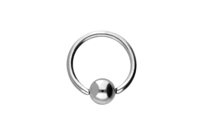 PIERCINGLINE Nasenpiercing Chirurgenstahl O-Ring KUGEL - biegbar (Biege-Ringe, 1-tlg) von PIERCINGLINE