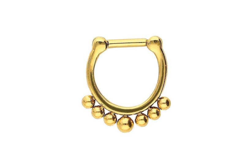 PIERCINGLINE Nasenpiercing Chirurgenstahl Clicker 7 KUGELN (Clicker / 1 Stk) von PIERCINGLINE
