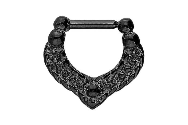 PIERCINGLINE Nasenpiercing Chirurgenstahl Clicker DESIGN (Clicker / 1 Stk) von PIERCINGLINE
