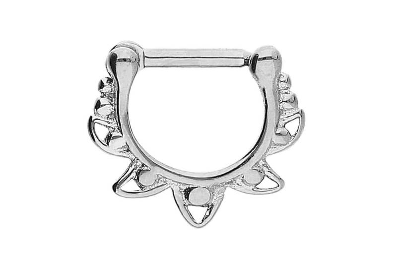PIERCINGLINE Piercing-Set Chirurgenstahl Clicker DESIGN (Clicker / 1 Stk) von PIERCINGLINE