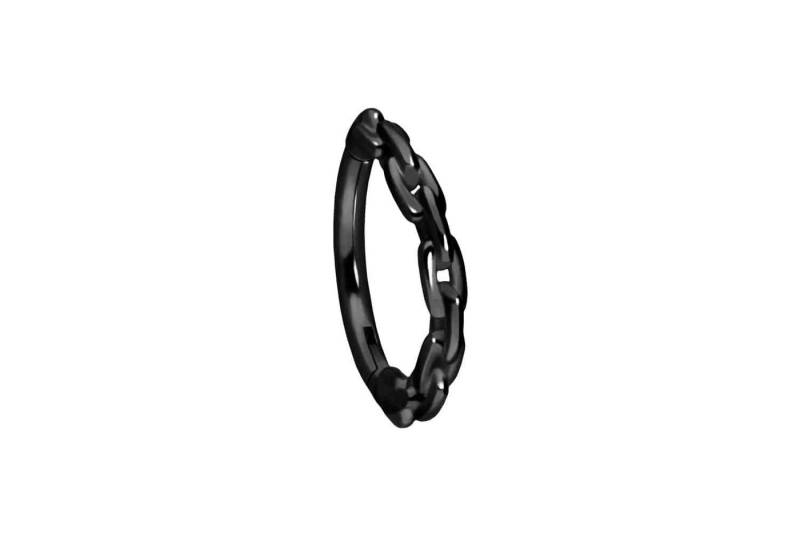 PIERCINGLINE Nasenpiercing Chirurgenstahl Segmentring Clicker KETTEN-DESIGN (Clicker / 1 Stk) von PIERCINGLINE