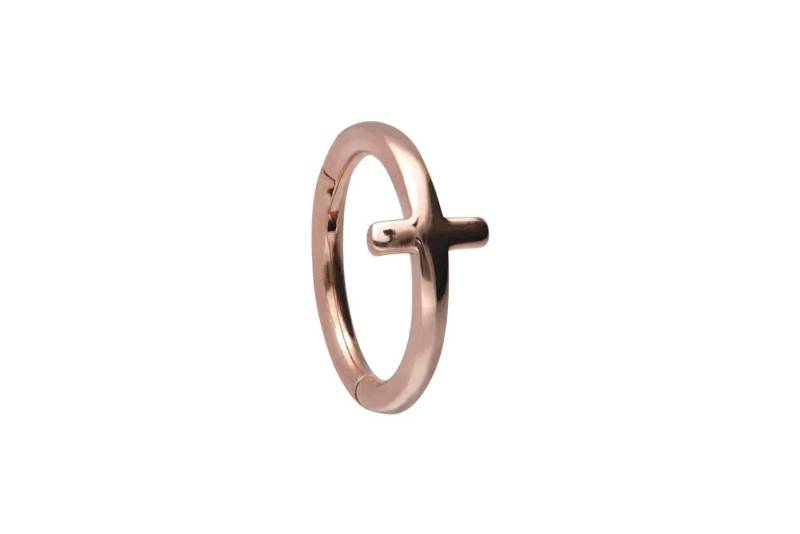 PIERCINGLINE Piercing-Set Chirurgenstahl Segmentring Clicker KREUZ (Clicker / 1 Stk) von PIERCINGLINE