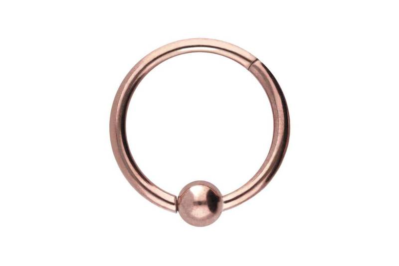 PIERCINGLINE Piercing-Set Chirurgenstahl Segmentring Clicker KUGEL (Clicker / 1 Stk) von PIERCINGLINE