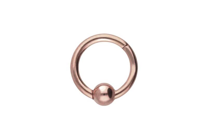 PIERCINGLINE Piercing-Set Chirurgenstahl Segmentring Clicker KUGEL (Clicker / 1 Stk) von PIERCINGLINE