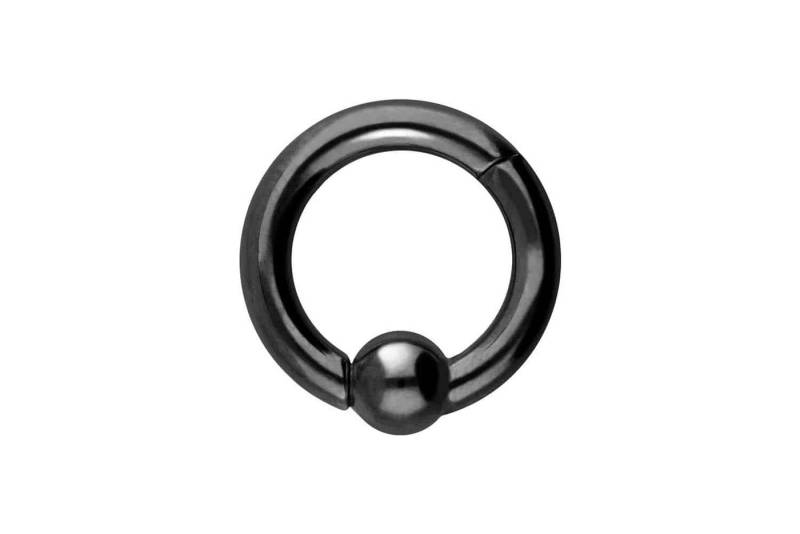 PIERCINGLINE Piercing-Set Chirurgenstahl Segmentring Clicker KUGEL (Clicker / 1 Stk) von PIERCINGLINE