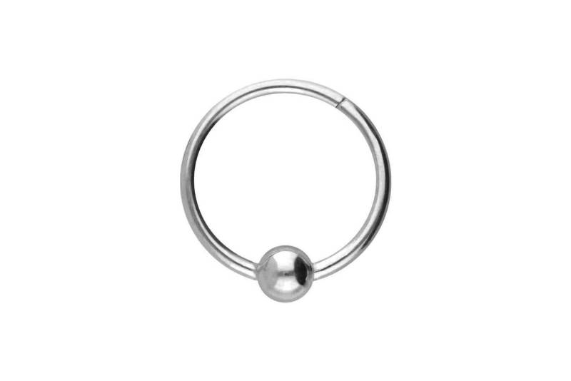 PIERCINGLINE Piercing-Set Chirurgenstahl Segmentring Clicker KUGEL (Clicker / 1 Stk) von PIERCINGLINE