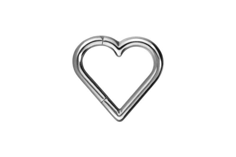 PIERCINGLINE Piercing-Set Titan Clicker HERZ (Clicker / 1 Stk) von PIERCINGLINE