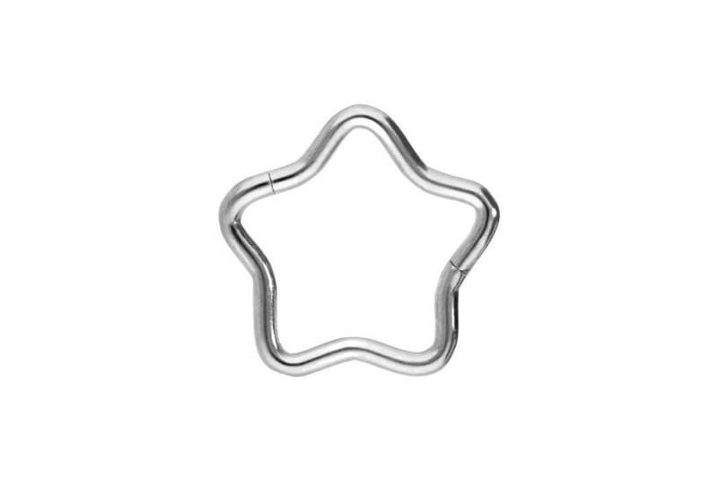 PIERCINGLINE Nasenpiercing Titan Clicker STERN (Clicker / 1 Stk) von PIERCINGLINE