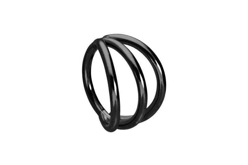 PIERCINGLINE Nasenpiercing Titan Segmentring Clicker 3 RINGE (Clicker / 1 Stk) von PIERCINGLINE