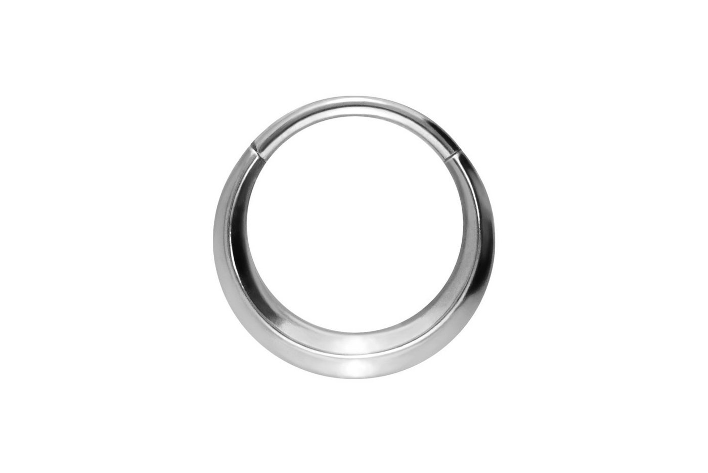 PIERCINGLINE Nasenpiercing Titan Segmentring Clicker FLACH Ohrpiercing Septum Nase (Clicker, 1-tlg), Ohrpiercing für Conch, Helix, Tragus, Daith, Lobe von PIERCINGLINE