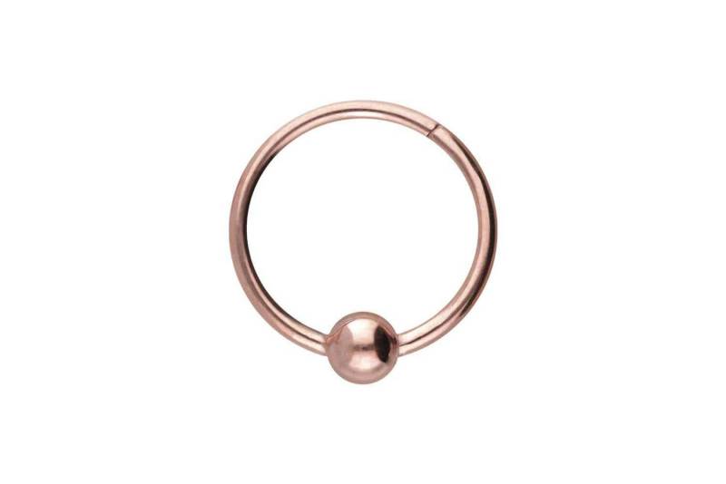 PIERCINGLINE Piercing-Set Titan Segmentring Clicker KUGEL (Clicker / 1 Stk) von PIERCINGLINE