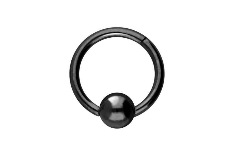 PIERCINGLINE Piercing-Set Titan Segmentring Clicker KUGEL (Clicker / 1 Stk) von PIERCINGLINE