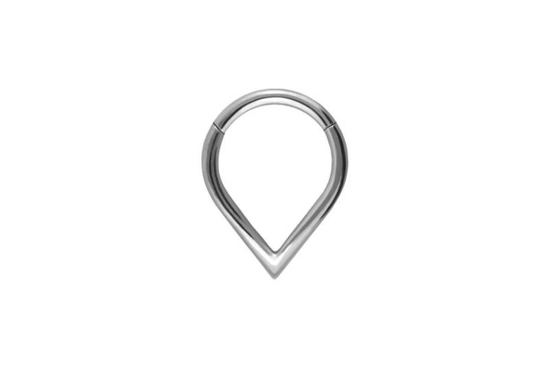 PIERCINGLINE Nasenpiercing Titan Segmentring Clicker SPITZ (Clicker / 1 Stk) von PIERCINGLINE
