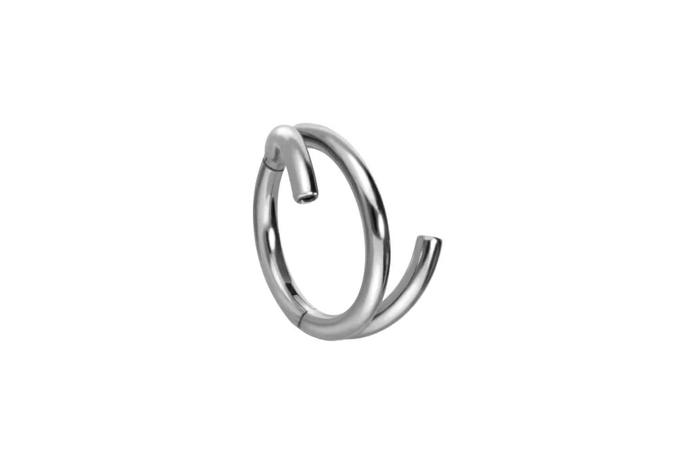 PIERCINGLINE Piercing-Set Titan Segmentring Clicker mit Innengewinde 3 RINGE (Clicker / 1 Stk) von PIERCINGLINE