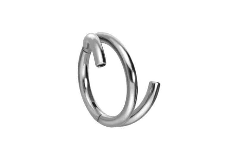 PIERCINGLINE Piercing-Set Titan Segmentring Clicker mit Innengewinde 3 RINGE (Clicker / 1 Stk) von PIERCINGLINE