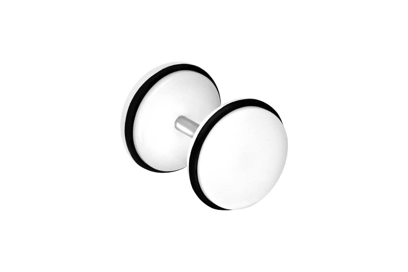 PIERCINGLINE Fake-Ear-Plug Acryl Fake Plug FLACHE DISC (Fake Plugs / 1 Stk) von PIERCINGLINE