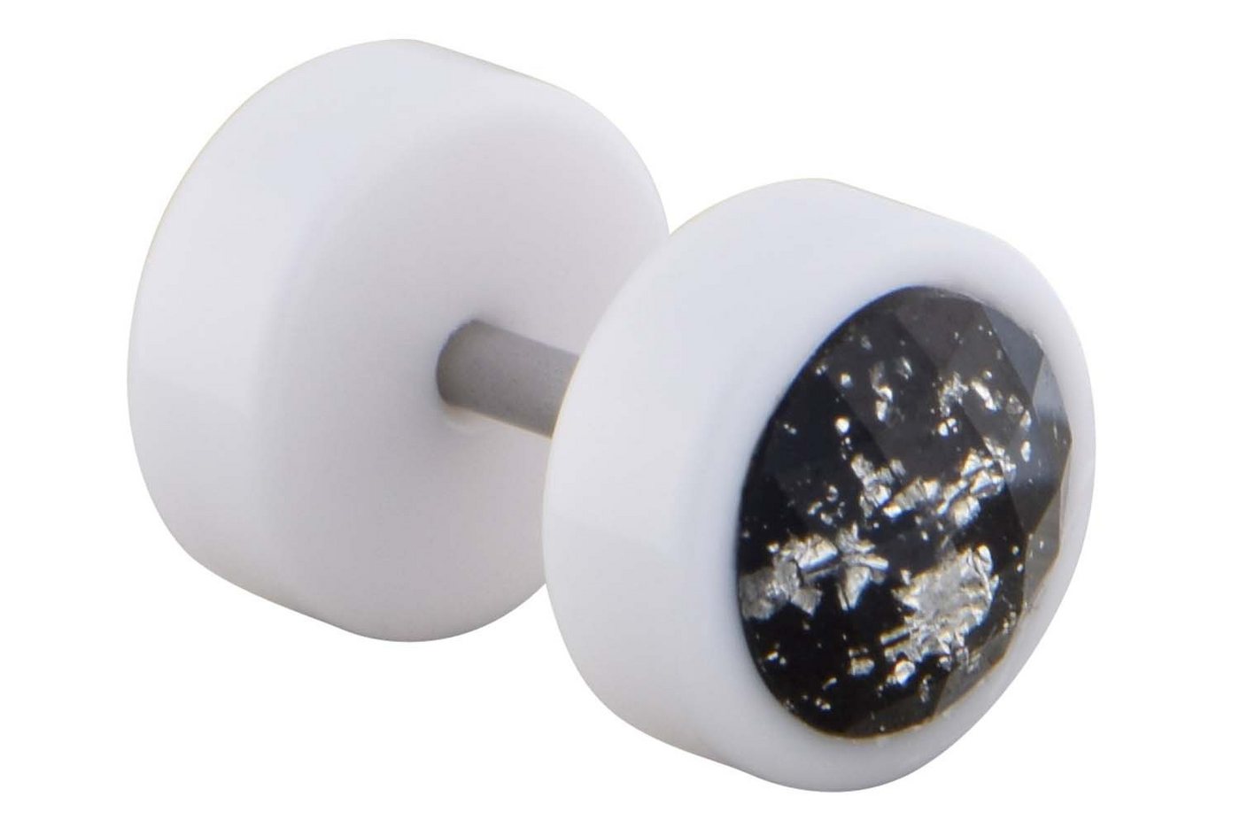 PIERCINGLINE Piercing-Set (Fake Plugs, Acryl Fake Plug KRISTALL) von PIERCINGLINE