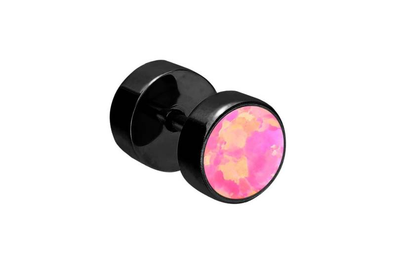 PIERCINGLINE Piercing-Set (Fake Plugs, Chirurgenstahl Fake Plug SYNTHETISCHER OPAL) von PIERCINGLINE