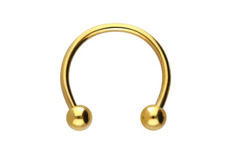 PIERCINGLINE Nasenpiercing Chirurgenstahl Hufeisenring (Hufeisen-Ringe, 1-tlg) von PIERCINGLINE