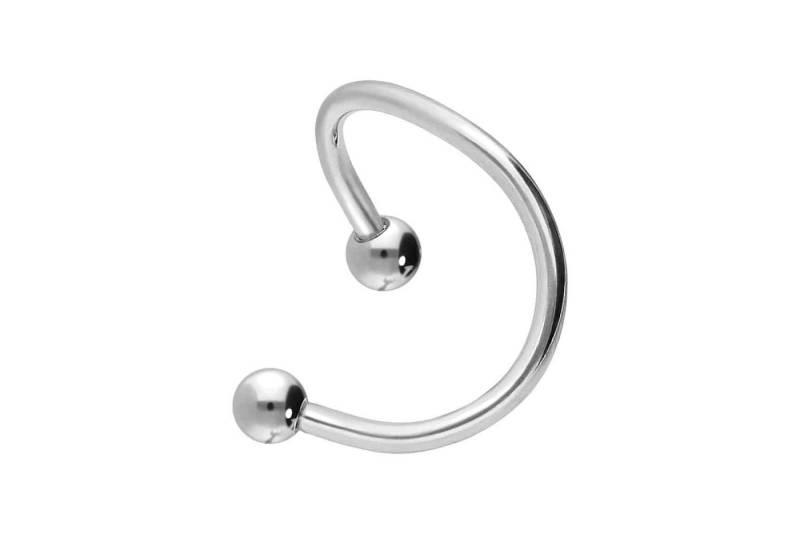 PIERCINGLINE Nasenpiercing Chirurgenstahl spiralförmiger Hufeisenring (Hufeisen-Ringe / 1 Stk) von PIERCINGLINE