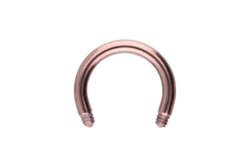 PIERCINGLINE Nasenpiercing Titan Hufeisenring ohne Kugel (Hufeisen-Ringe, 1-tlg) von PIERCINGLINE