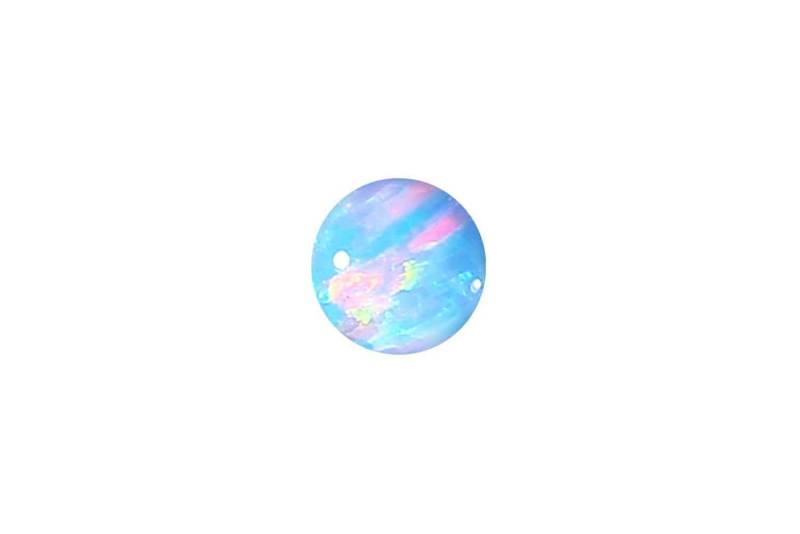 PIERCINGLINE Piercing-Set Synthetischer Opal Klemmkugel (Klemm-Aufsätze / 1 Stk) von PIERCINGLINE