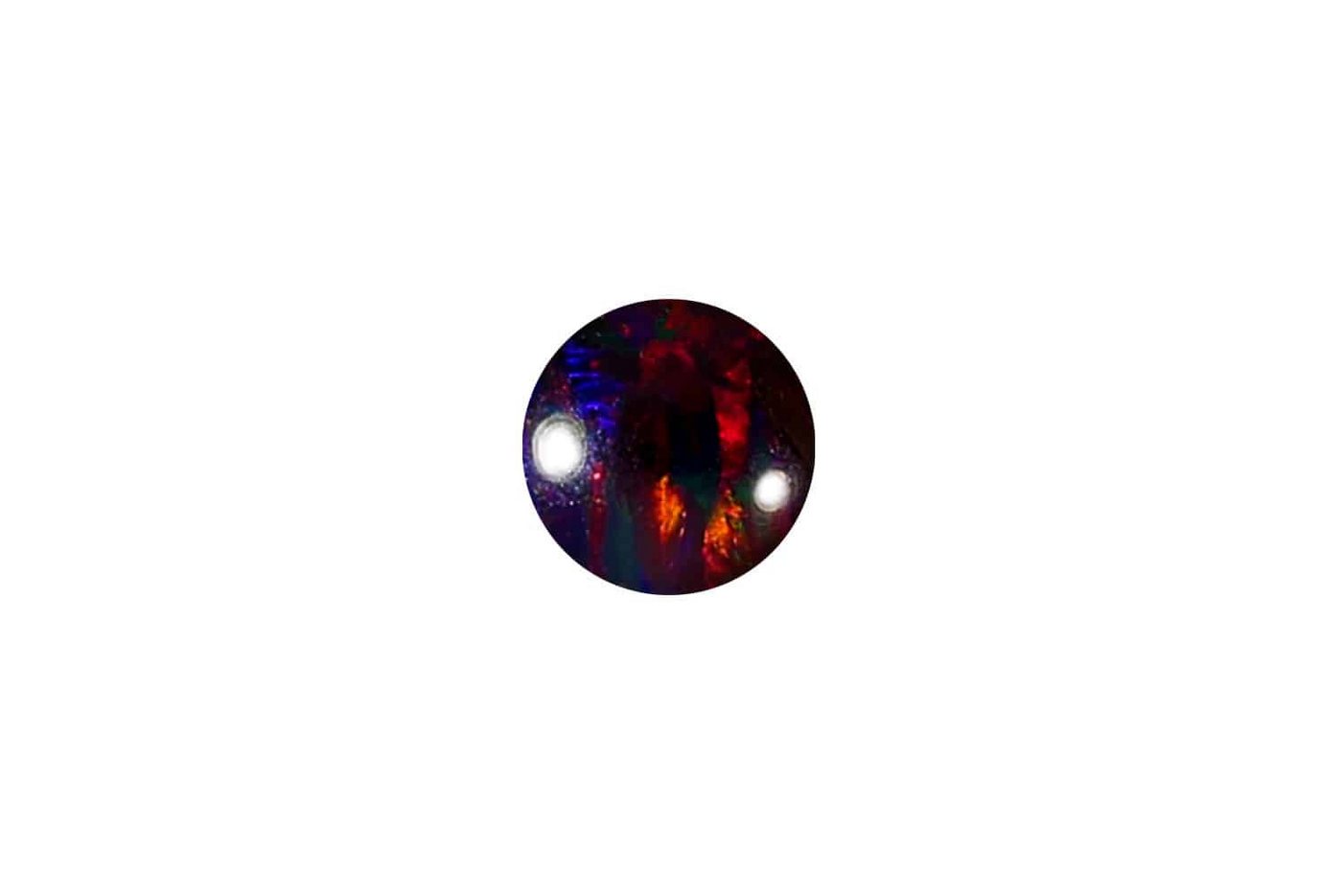 PIERCINGLINE Piercing-Set Synthetischer Opal Klemmkugel (Klemm-Aufsätze / 1 Stk) von PIERCINGLINE