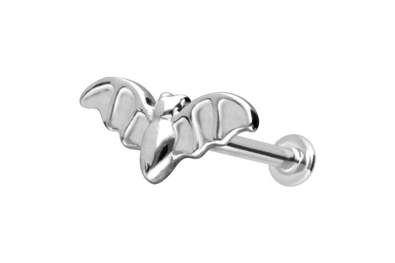 PIERCINGLINE Piercing-Set 14 Karat Gold Labret mit Innengewinde FLEDERMAUS (Labrets) von PIERCINGLINE