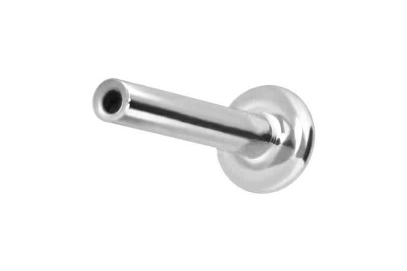 PIERCINGLINE Piercing-Set 14 Karat Gold Labret mit Push Fit ohne Aufsatz (Labrets / 1 Stk) von PIERCINGLINE