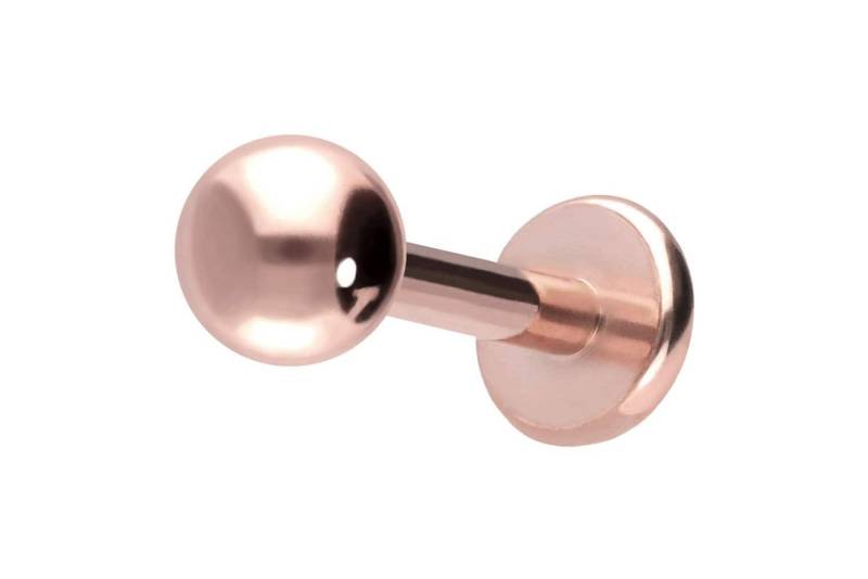 PIERCINGLINE Piercing-Set 18 Karat Gold Labret (Labrets / 1 Stk) von PIERCINGLINE