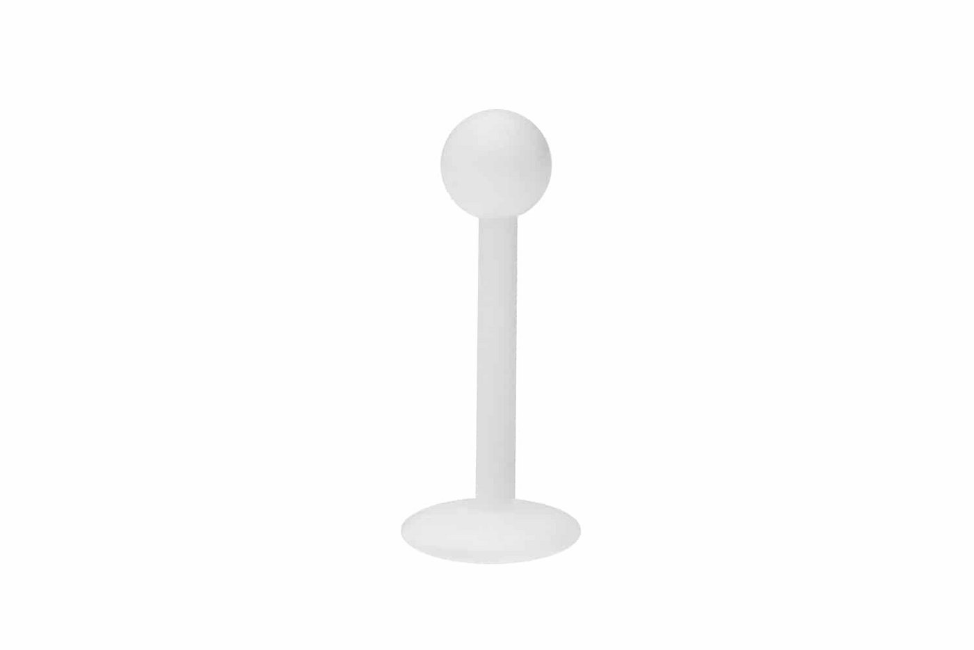 PIERCINGLINE Piercing-Set Acryl Labret flexibel UNIFARBEN (Labrets / 1 Stk) von PIERCINGLINE