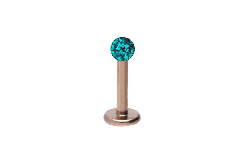 PIERCINGLINE Piercing-Set (Labrets, Chirurgenstahl Labret EPOXY-KUGEL) von PIERCINGLINE