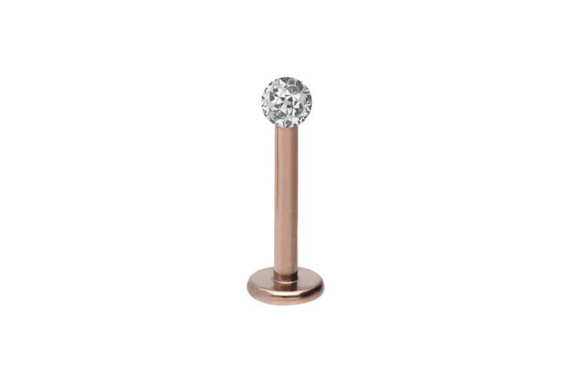 PIERCINGLINE Piercing-Set Chirurgenstahl Labret EPOXY-KUGEL (Labrets / 1 Stk) von PIERCINGLINE