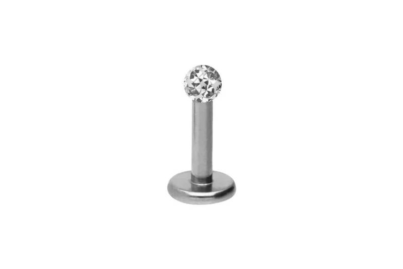 PIERCINGLINE Piercing-Set (Labrets, Chirurgenstahl Labret EPOXY-KUGEL) von PIERCINGLINE