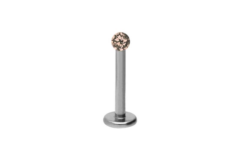 PIERCINGLINE Piercing-Set (Labrets, Chirurgenstahl Labret EPOXY-KUGEL) von PIERCINGLINE