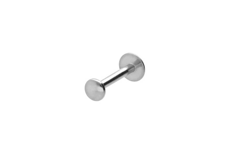 PIERCINGLINE Piercing-Set Chirurgenstahl Labret mit Innengewinde FLAT-DISC (Labrets / 1 Stk) von PIERCINGLINE