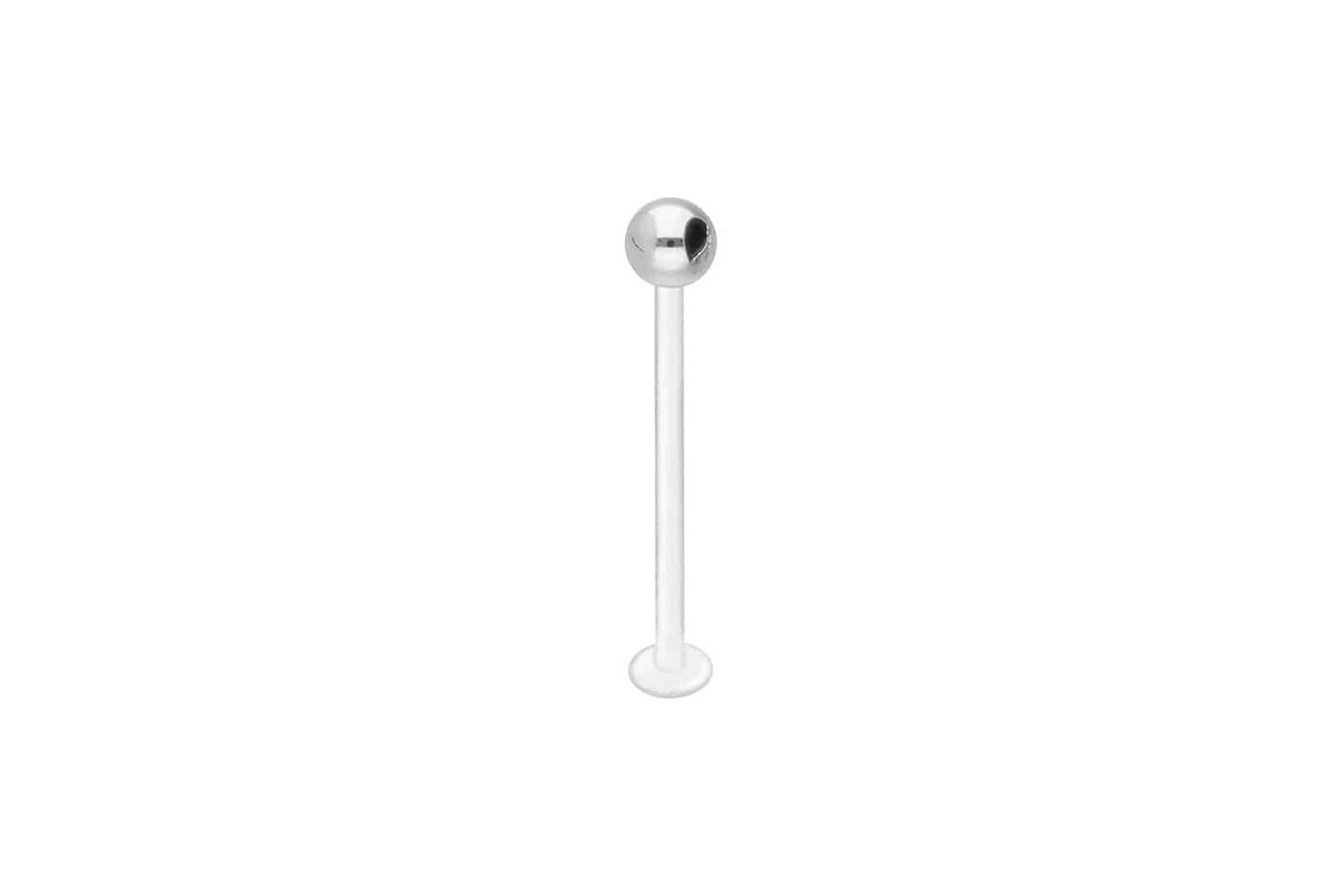 PIERCINGLINE Nasenpiercing PTFE Labret + Titan-Kugel (Labrets, 1-tlg) von PIERCINGLINE