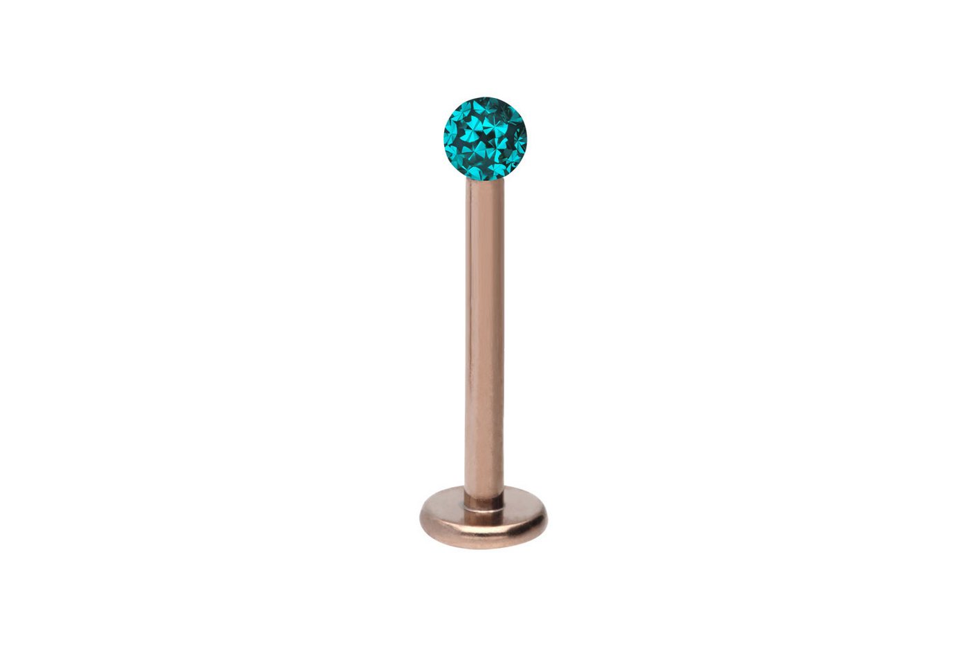 PIERCINGLINE Piercing-Set Titan Labret EPOXY-KUGEL (Labrets / 1 Stk) von PIERCINGLINE