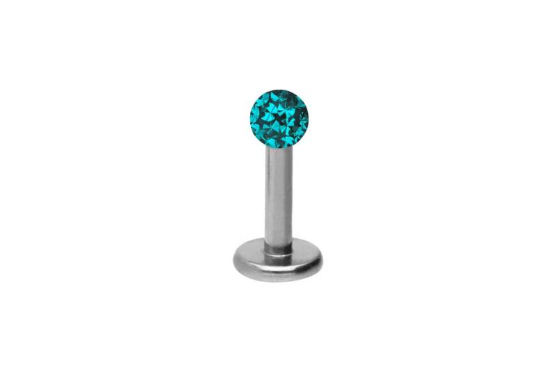 PIERCINGLINE Piercing-Set (Labrets, Titan Labret EPOXY-KUGEL) von PIERCINGLINE