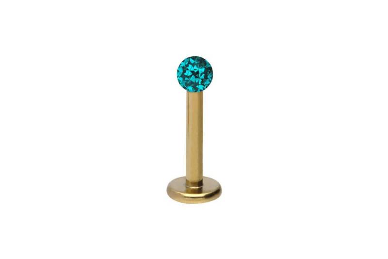 PIERCINGLINE Piercing-Set Titan Labret EPOXY-KUGEL (Labrets / 1 Stk) von PIERCINGLINE