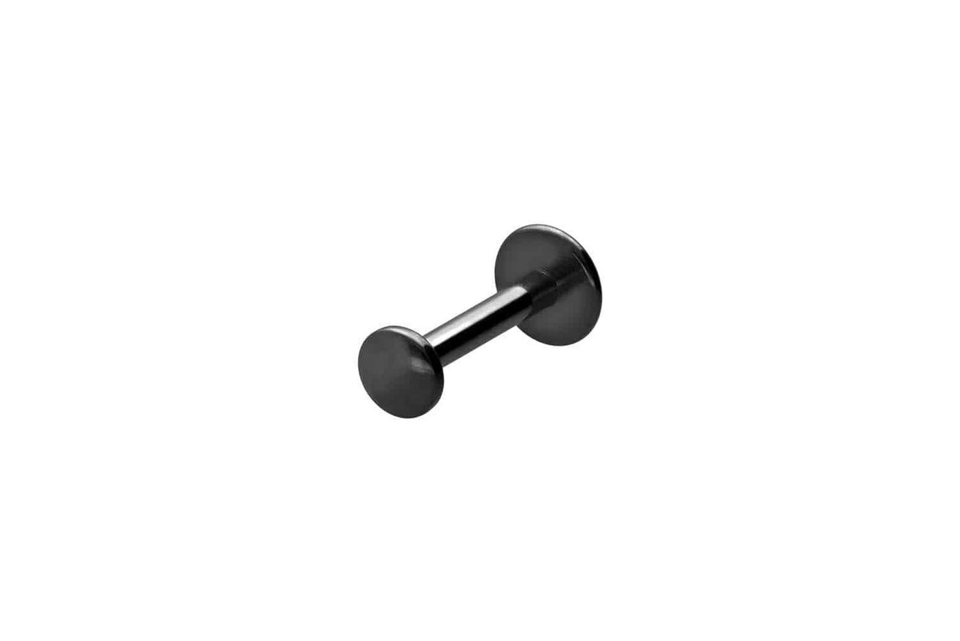 PIERCINGLINE Piercing-Set Titan Labret mit Innengewinde FLAT-DISC (Labrets / 1 Stk) von PIERCINGLINE