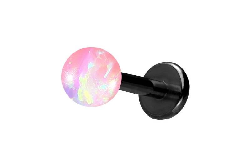 PIERCINGLINE Piercing-Set (Labrets, Titan Labret mit Innengewinde SYNTHETISCHER OPAL) von PIERCINGLINE