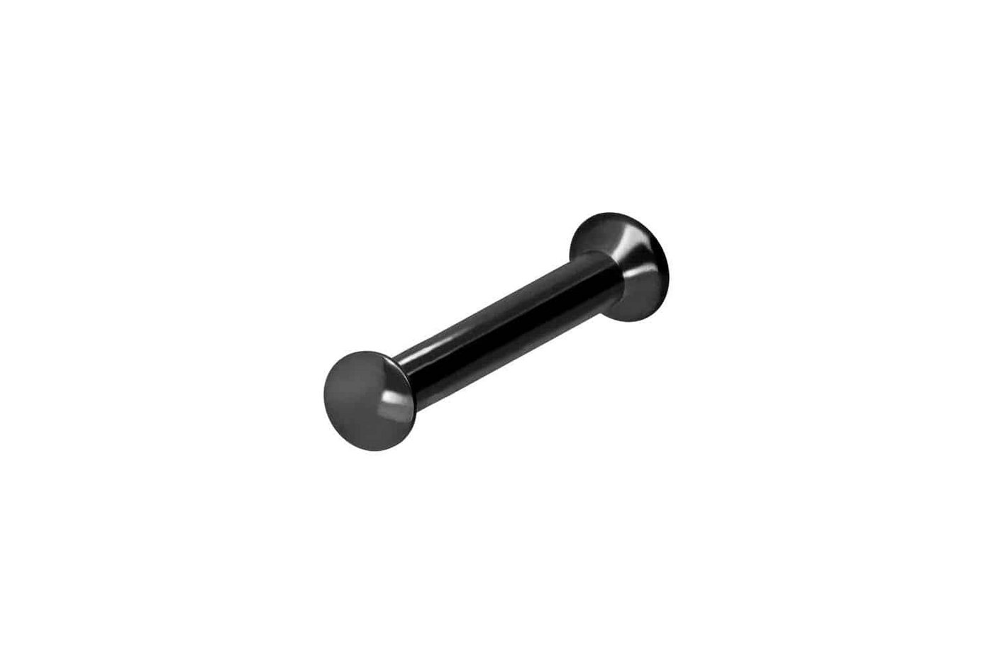 PIERCINGLINE Piercing-Set Titan Triple Piercing Mini Labret mit Innengewinde FLAT-DISC (Labrets / 1 Stk) von PIERCINGLINE