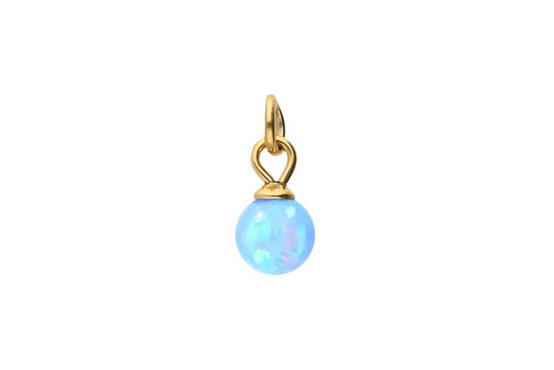 PIERCINGLINE Piercing-Set (Piercing-Anhänger, Chirurgenstahl Anhänger für Clicker SYNTHETISCHER OPAL) von PIERCINGLINE
