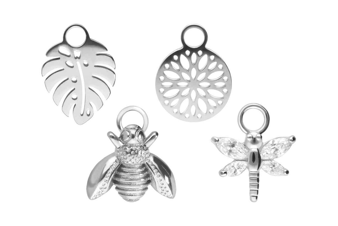 PIERCINGLINE Piercing-Set SET Chirurgenstahl Anhänger für Clicker MIX (Piercing-Anhänger) von PIERCINGLINE
