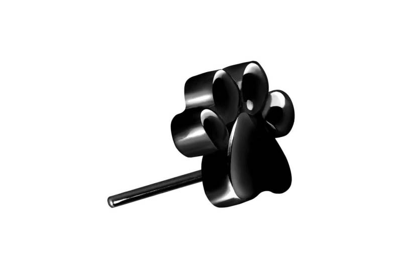 PIERCINGLINE Piercing-Set Titan Aufsatz mit Push Pin PFOTE (Push Pins, 1-tlg) von PIERCINGLINE