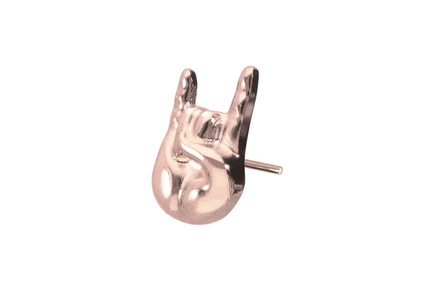 PIERCINGLINE Piercing-Set Titan Aufsatz mit Push Pin ROCK'N' ROLL (Push Pins / 1 Stk) von PIERCINGLINE
