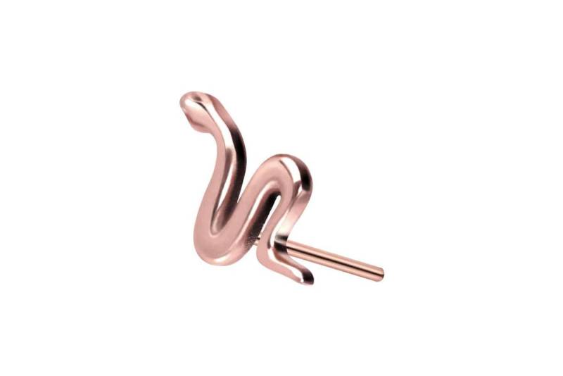 PIERCINGLINE Piercing-Set Titan Aufsatz mit Push Pin SCHLANGE (Push Pins / 1 Stk) von PIERCINGLINE