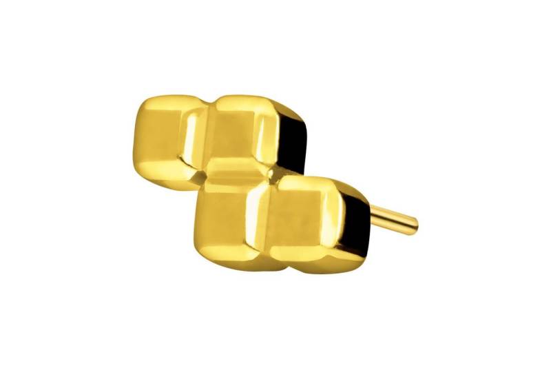 PIERCINGLINE Piercing-Set Titan Aufsatz mit Push Pin Z-FORM (Push Pins / 1 Stk) von PIERCINGLINE